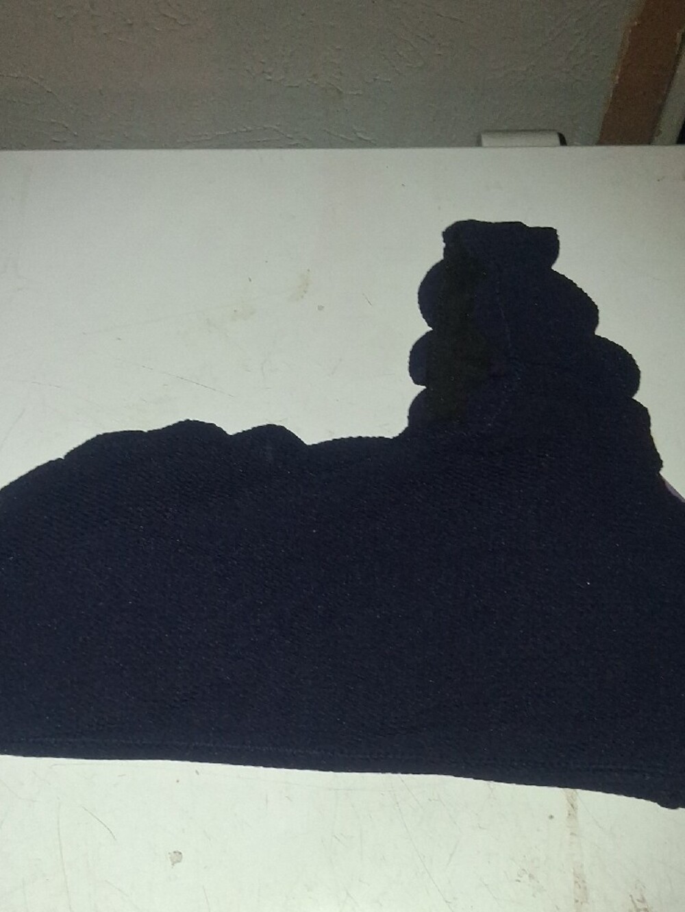 NWT Molybell Navy Blue Ribbed Scalloped Bikini Set Size S - Picture 6 of 9